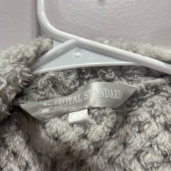 NEW Royal Standard Women’s Grey Everest Open Front Hooded Cardigan Sweater - Picture 8 of 15